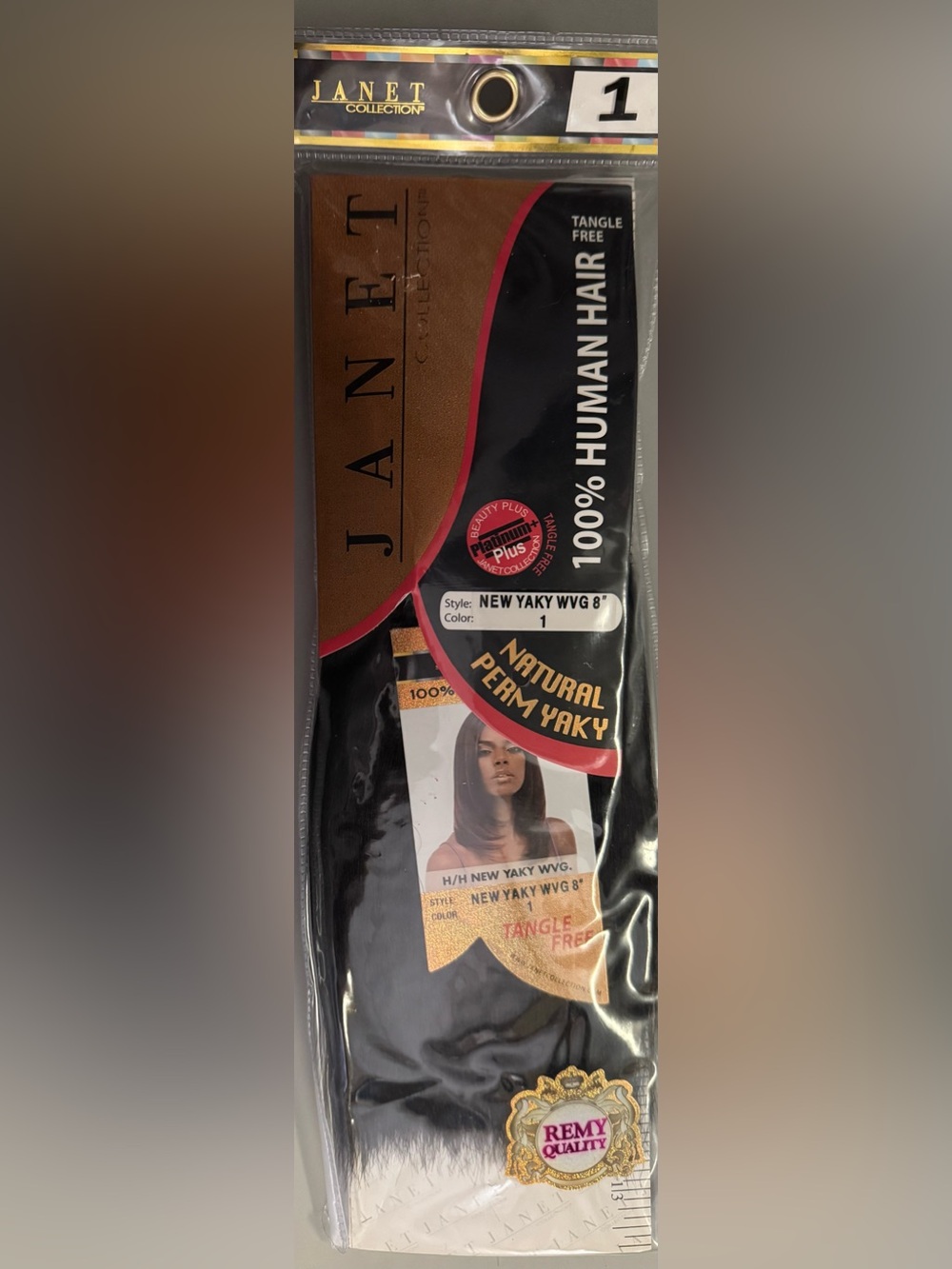 Janet Collection. 100% human hair. New Yaky. Perm yaky.